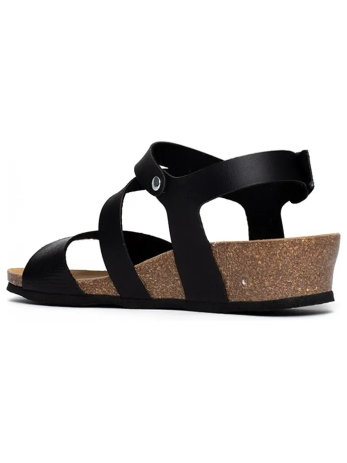 Sleehaksandalen "Lamezia" zwart