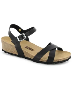 Sleehaksandalen "Lecheria" zwart