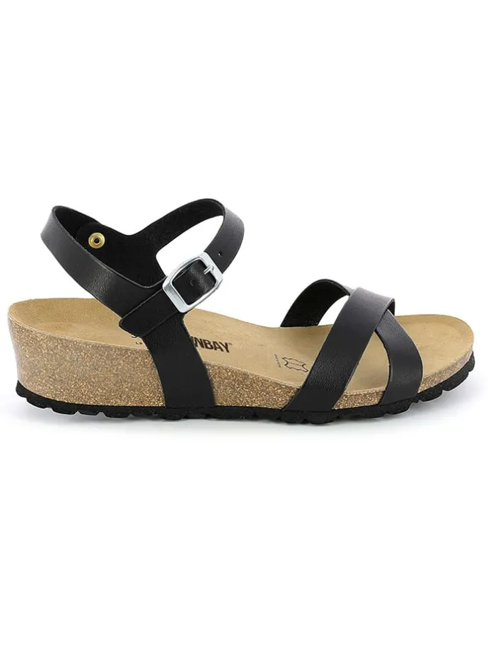 Sleehaksandalen "Lecheria" zwart