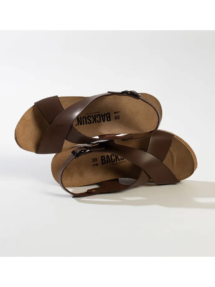 Sleehaksandalen "Melbourne" bruin