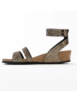 Sleehaksandalen "Rama" goudkleurig