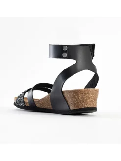 Sleehaksandalen "Rama" zwart
