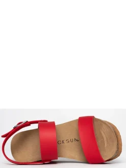 Sleehaksandalen rood