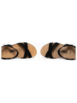 Sleehaksandalen "Semi-Compensees" zwart