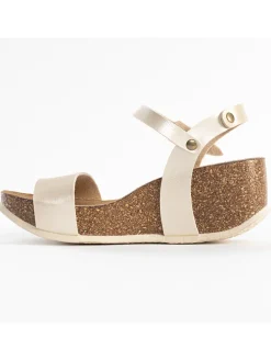 Sleehaksandalen "Toledo" goudkleurig