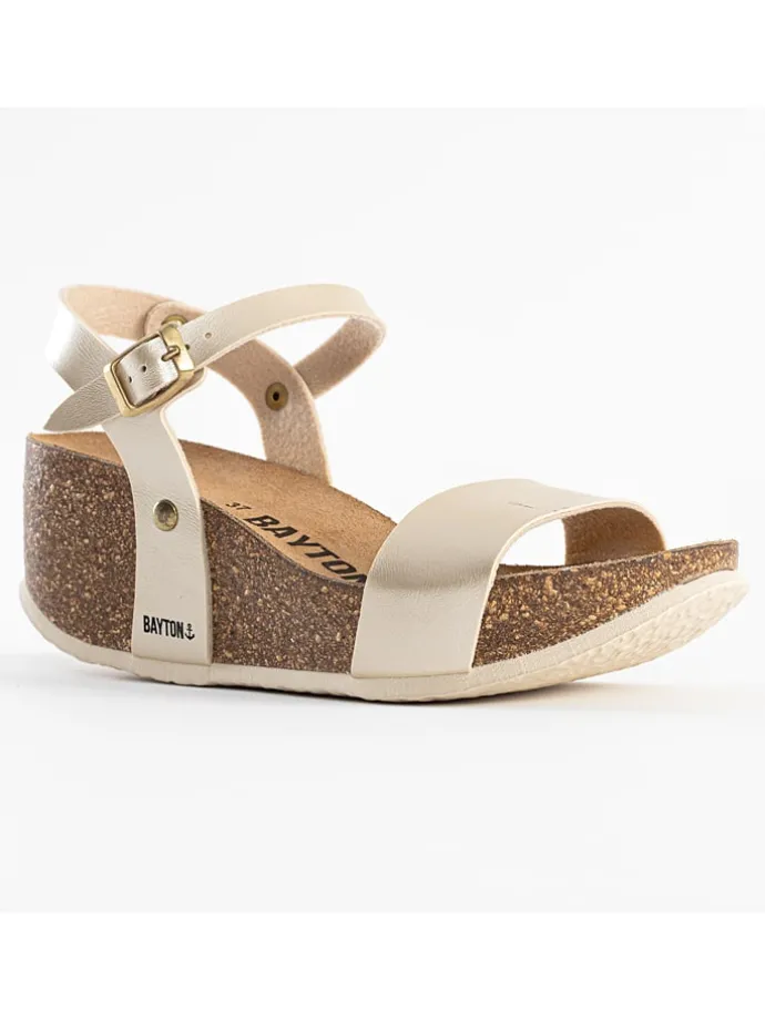 Sleehaksandalen "Toledo" goudkleurig