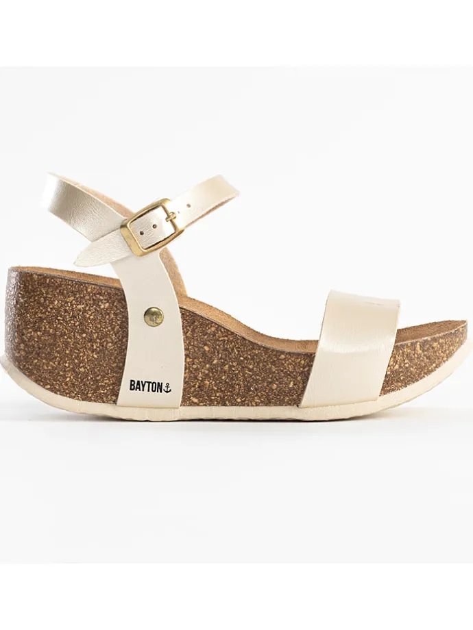 Sleehaksandalen "Toledo" goudkleurig