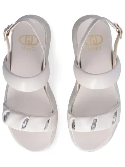 Sleehaksandalen wit