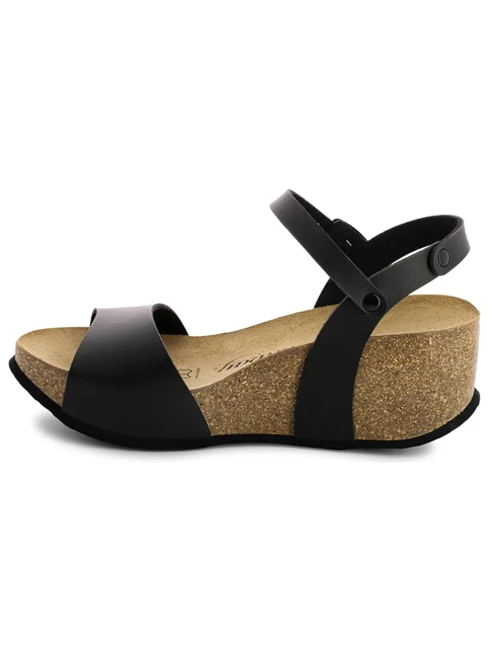 Sleehaksandalen "Yucca" zwart