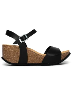 Sleehaksandalen "Yucca" zwart