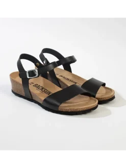 Sleehaksandalen zwart