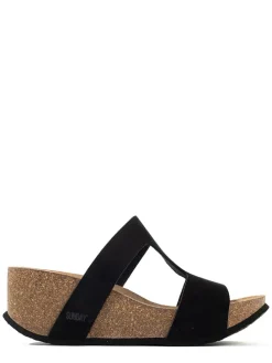 Sleehakslippers "Marigold" zwart