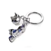 Sleutelhanger "Key Cruising" zilverkleurig/blauw