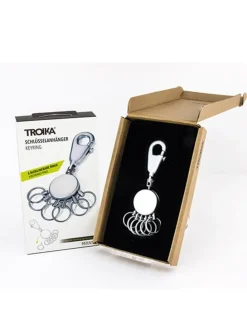 Sleutelhanger zilverkleurig
