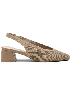 Slingpumps kaki