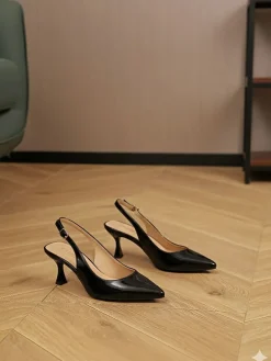 Slingpumps zwart