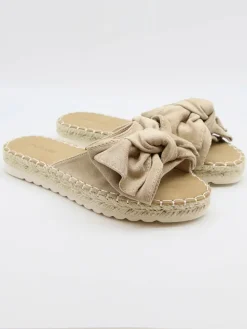 Slippers abrikooskleurig