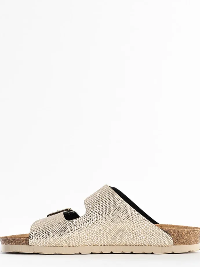 Slippers "Atlas" goudkleurig