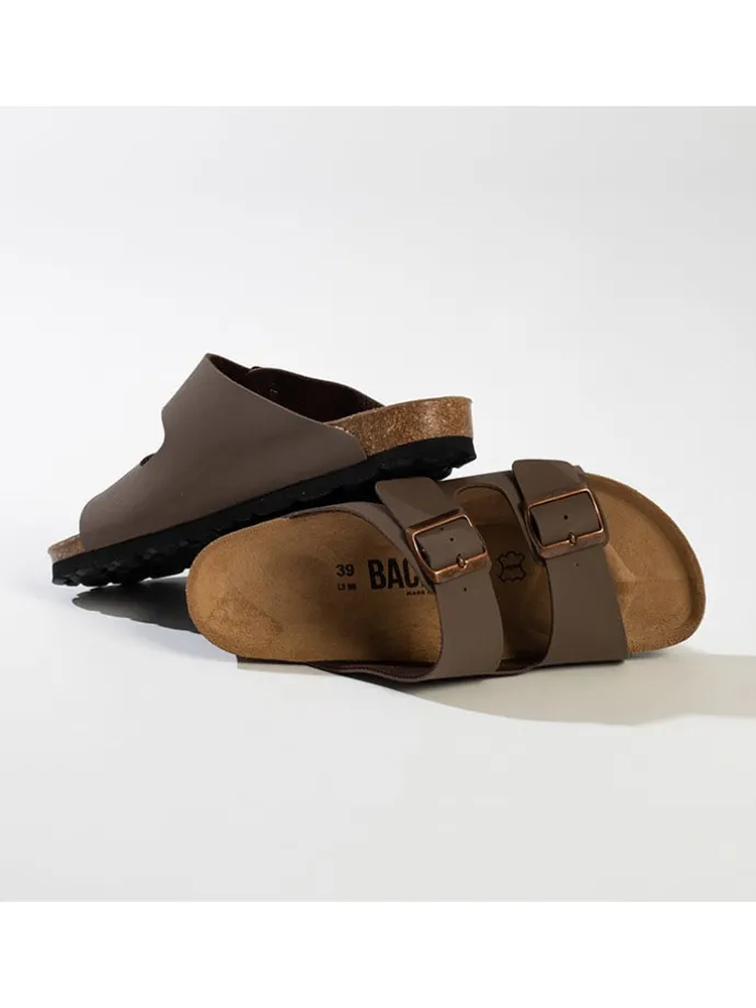 Slippers "Bali" lichtbruin