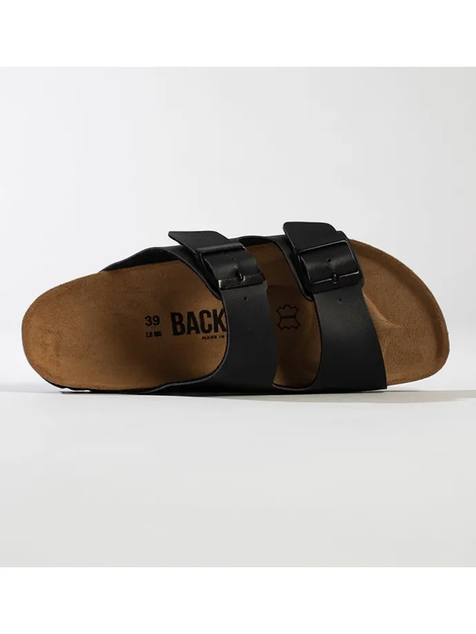 Slippers "Bali" zwart