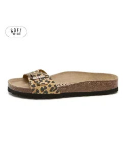 Slippers beige/bruin