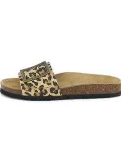 Slippers beige/bruin