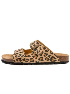 Slippers bruin/beige