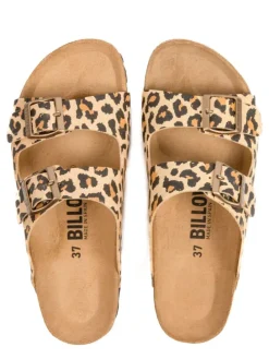 Slippers bruin/beige