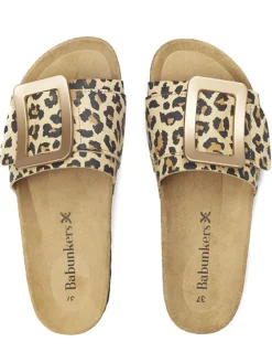 Slippers bruin/beige