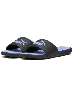 Slippers "Cool Cat 2.0" zwart/lichtblauw
