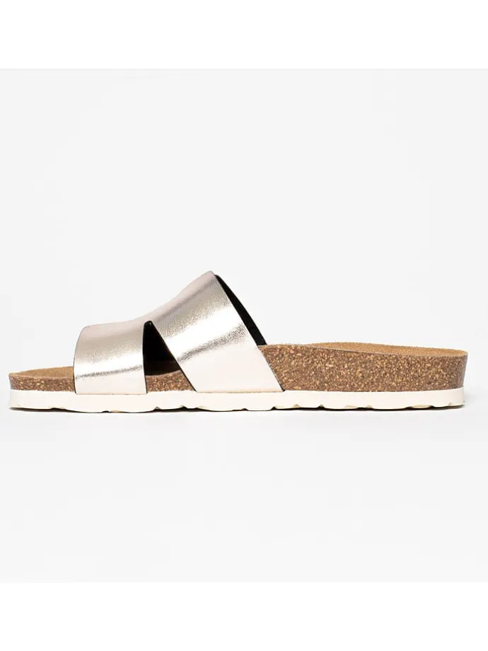 Slippers "Djone" goudkleurig