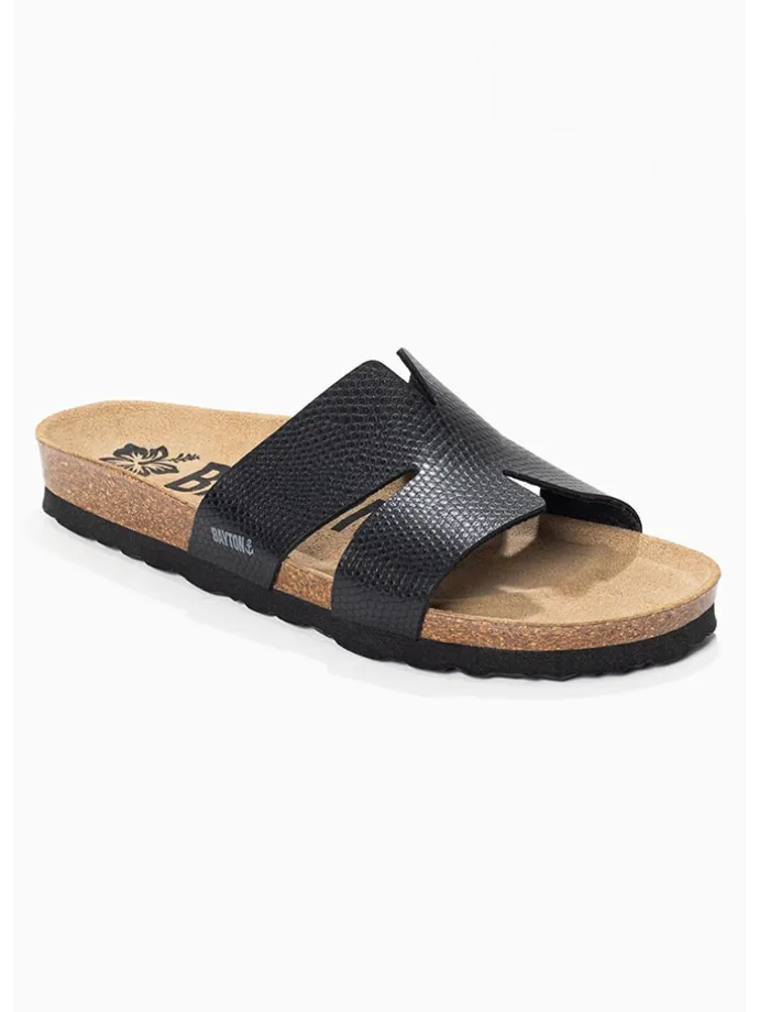 Slippers "Djone" zwart