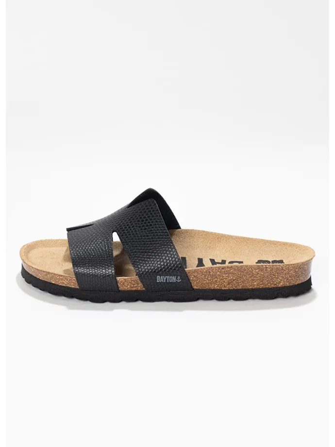 Slippers "Djone" zwart