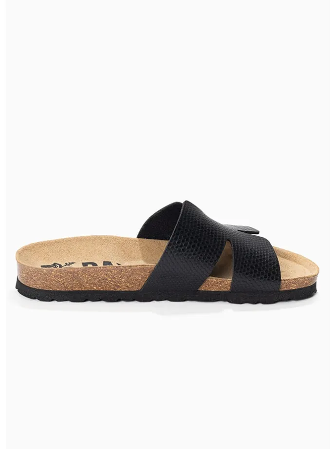 Slippers "Djone" zwart