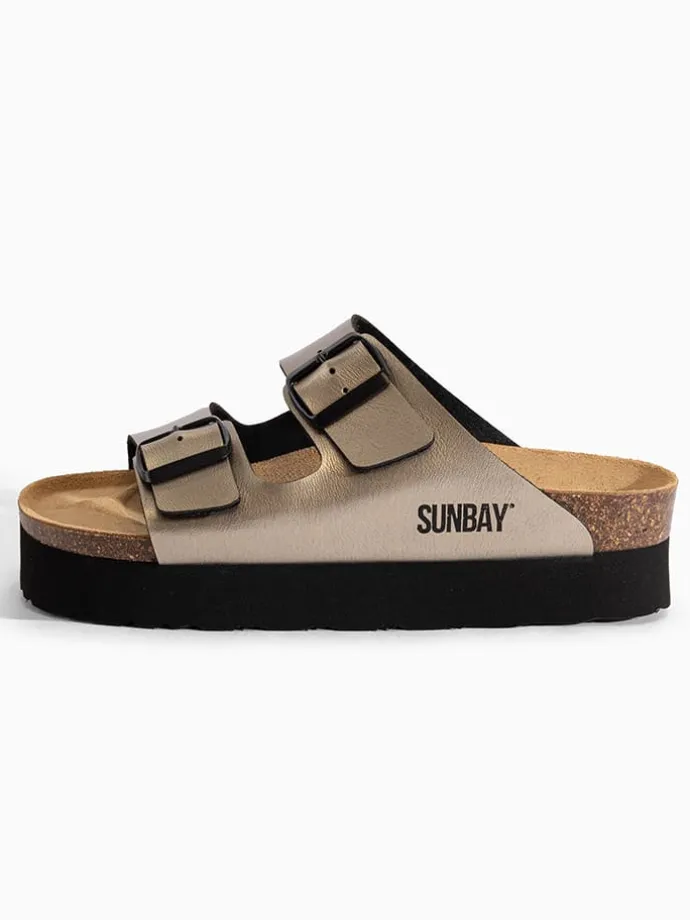 Slippers "Edelweiß" goudkleurig