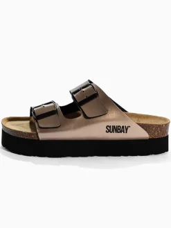 Slippers "Edelweiß" goudkleurig