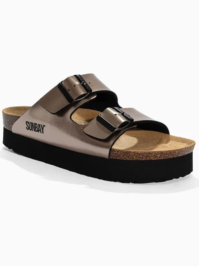 Slippers "Edelweiß" goudkleurig