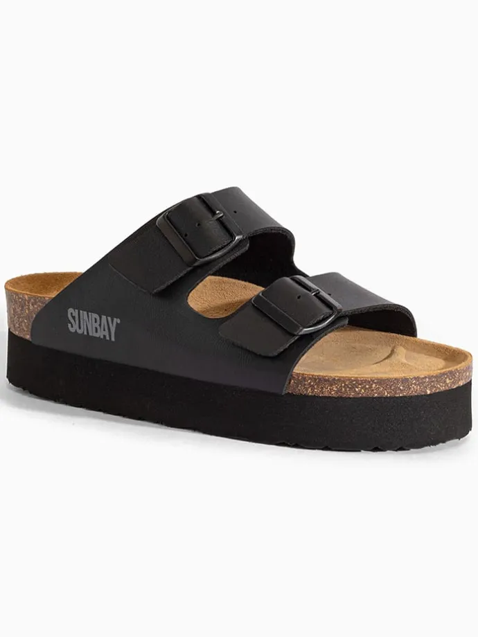 Slippers "Edelweiß" zwart