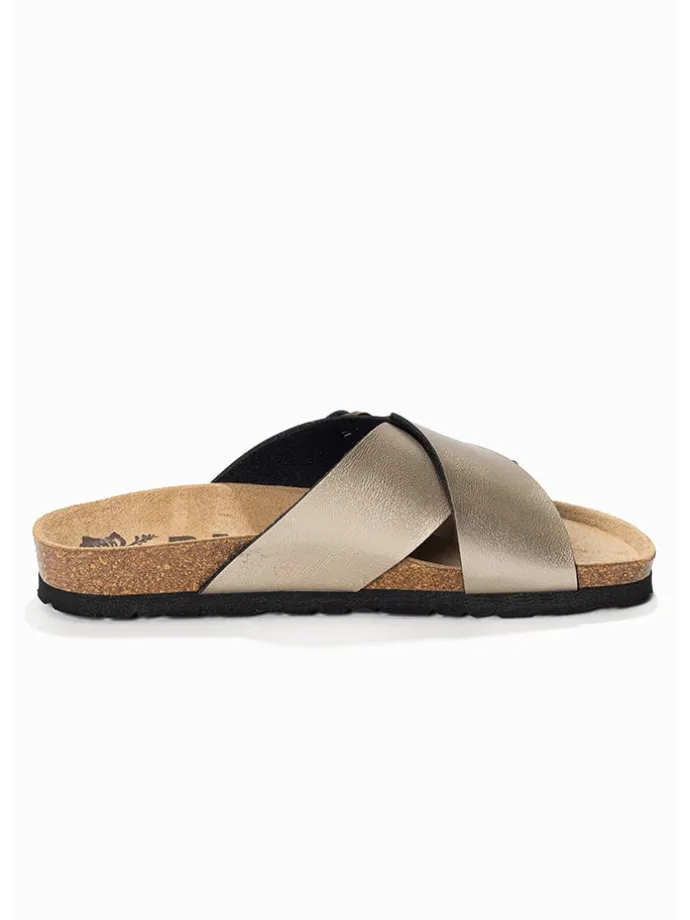 Slippers "Era" goudkleurig