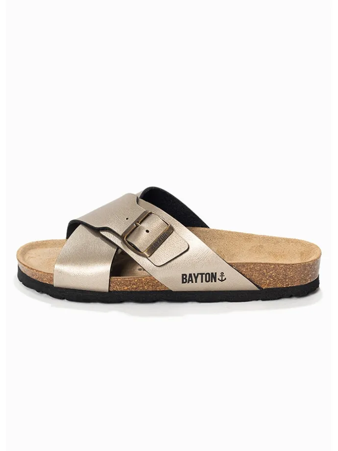 Slippers "Era" goudkleurig