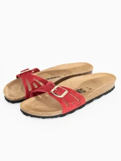 Slippers "Freezia" koraalrood