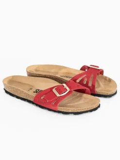 Slippers "Freezia" koraalrood