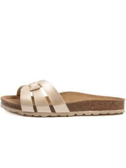 Slippers goudkleurig