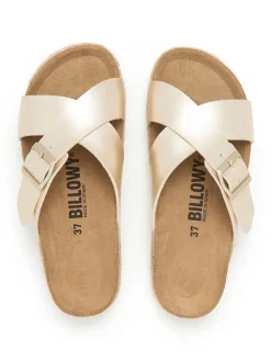 Slippers goudkleurig