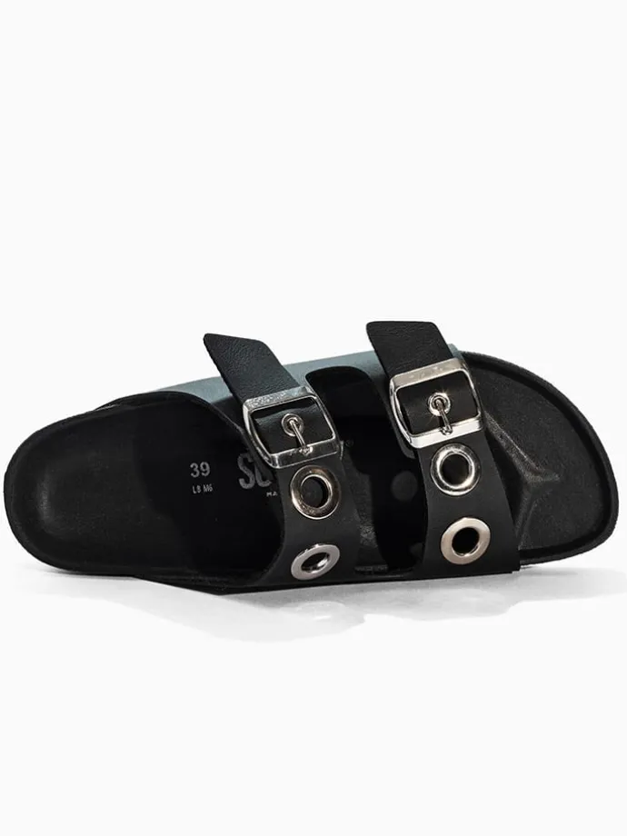 Slippers "Jane" zwart