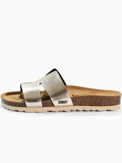 Slippers "Jeel" goudkleurig