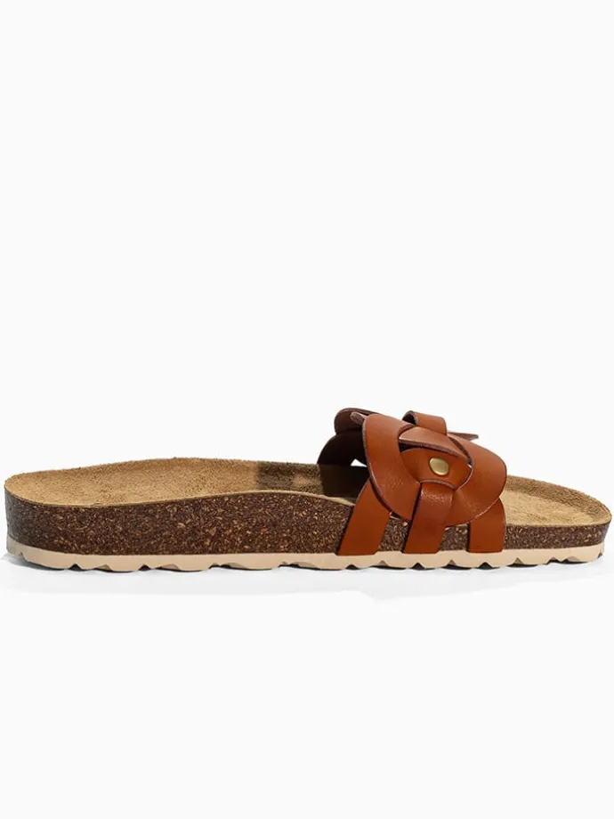Slippers "Lazuli" bruin