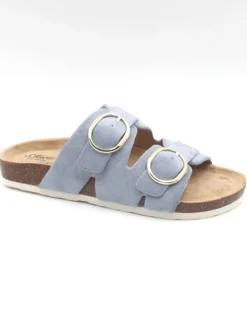 Slippers lichtblauw