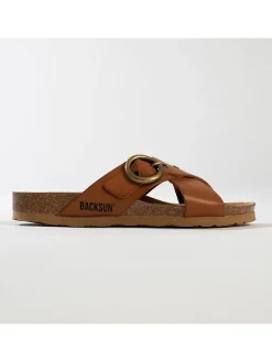 Slippers lichtbruin