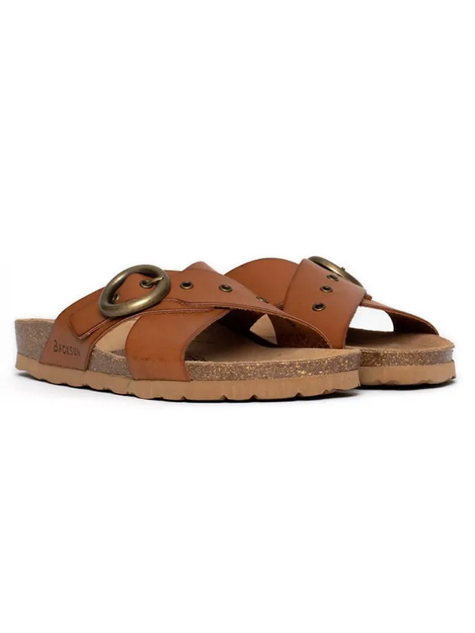 Slippers lichtbruin